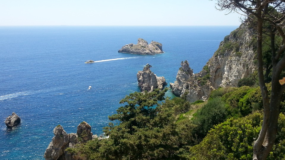 Somewhere on the West side of Corfu